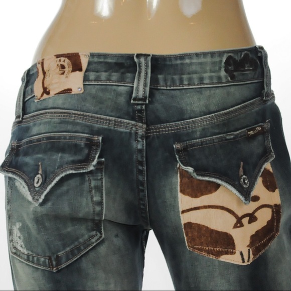 Miss Me Denim - Miss Me Jeans - Cow Hide Pocket - Size 29